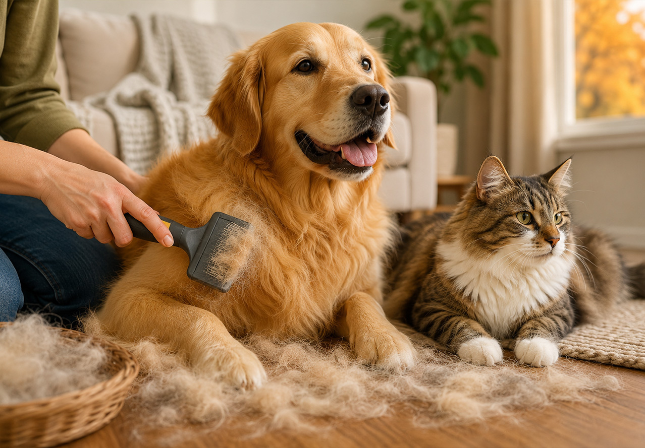 Seasonal Shedding in Pets